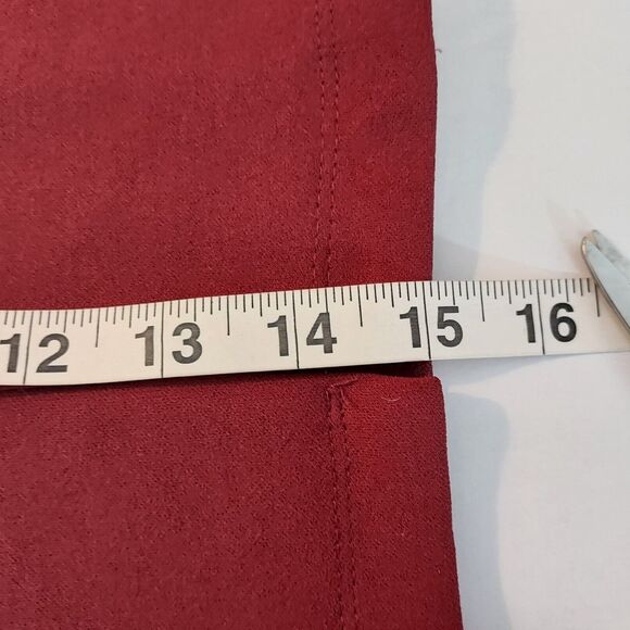 Perceptions New York Shrug Womens Size Small Stretch 3/4 Bell Sleeves Burgundy - Picture 12 of 12